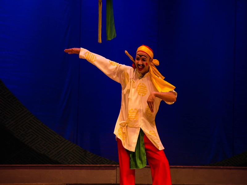 Gặt hái nhiều thành tích trong lĩnh vực chèo, Thái Sơn được phong tặng danh hiệu NSƯT trong đợt xét tặng danh hiệu NSND, NSƯT lần thứ 10. Ảnh: FBNV.