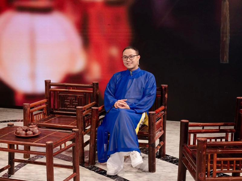 Thái Sơn chia sẻ, hai bác của anh là nghệ sĩ chèo Xuân Theo và Xuân Dinh. Ảnh: FBNV.