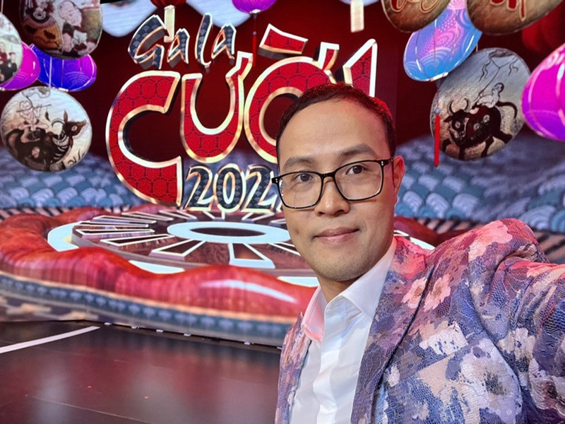 Chia sẻ với Vietnamnet, Thái Sơn cho hay, anh mới nhận lời tham gia Gala Cười 2024 cùng 1 chương trình Tết khác mà không tiết lộ gì thêm. Ảnh: Vietnamnet.