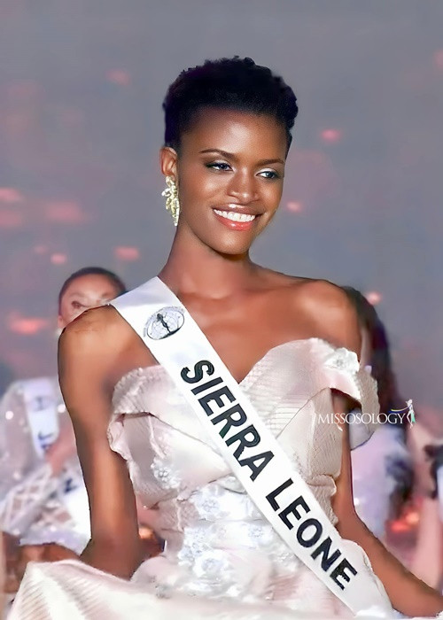 Á hậu 6 thuộc về đại diện Sierra Leone. Ảnh: Missosology.