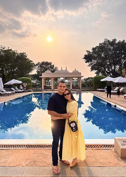 Võ Hạ Trâm cho biết, cô giữ suy nghĩ không lấy chồng, thậm chí từng ấp ủ dự định đi tu trước khi gặp doanh nhân người Ấn Độ Vikas Chaudhary.