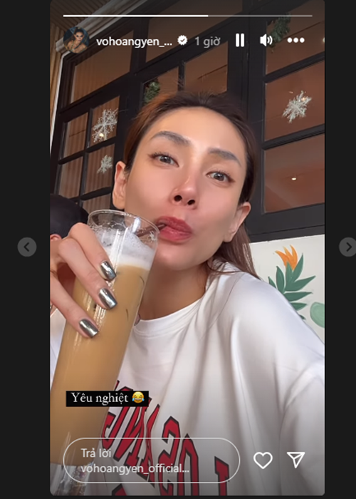 Võ Hoàng Yến chia sẻ, hiện tại, cô và người yêu đang ở Thái Lan.