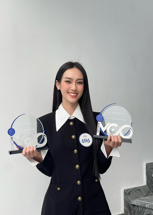 Thúy Quỳnh hiện tại giành giải Best Face (Gương mặt đẹp nhất), lọt top 6 Người đẹp biển tại Hoa hậu Hoàn vũ Việt Nam 2023.