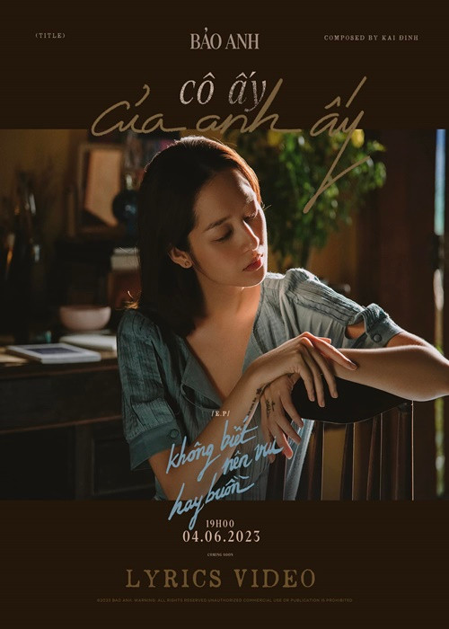 Không chỉ đi diễn, Bảo Anh còn phát hành sản phẩm âm nhạc sau thời gian ở ẩn như Không biết nên vui hay buồn và Cô ấy của anh ấy. Ảnh: FBNV.