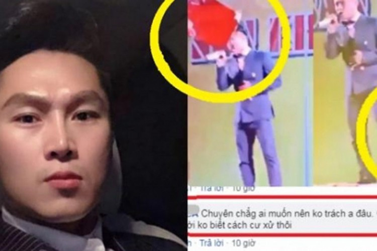 Năm 2019, khi hát trong show diễn hội chợ tại Quảng Nam, Du Thiên bị một người đàn ông chửi bới, ném ghế vào người vì cho rằng phía nam ca sĩ đã đánh con của anh ta khi đứa trẻ muốn lên sân khấu chơi. Khi hiểu rõ sự việc chỉ là hiểu nhầm, người đàn ông ném ghế vào Du Thiên đã xin lỗi nam ca sĩ. Ảnh: Dân Việt.