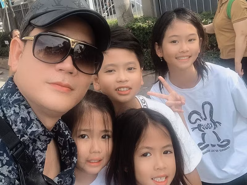 Vợ chồng Quách Thành Danh có 5 người con, đủ nếp, đủ tẻ.