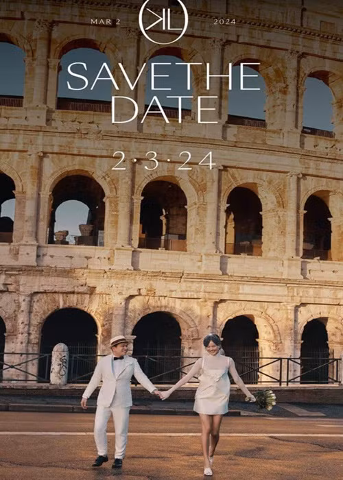 Tuyết Lan và bác sĩ Thiện Khanh đã chụp ảnh cưới ở Rome, Italy.