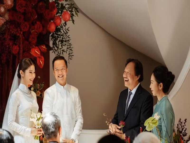 Bố mẹ chồng Diễm My tặng nhà tân hôn cho hai con. Ảnh: Saostar.