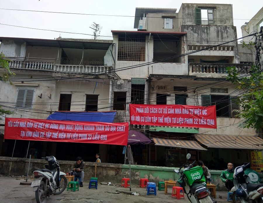 Nha dau tu cai tao khu tap the cu tai “dat vang” Lieu Giai la ai?