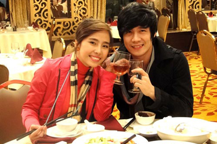 Khánh Phương từng hẹn hò nữ ca sĩ Quỳnh Nga trong 2 năm. Ảnh: Dân Việt