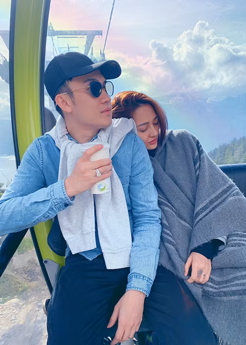 Dương Triệu Vũ từ Mỹ sang Canada để đưa Bảo Anh đi chơi.