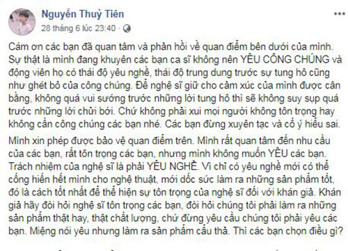 Tien Cookie khuyen ca si “khong yeu cong chung“: Suy nghi thien can!-Hinh-3