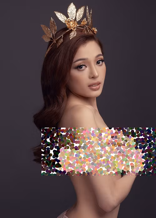 Hoa hau, a hau khoe anh ban nude: Cu ngo la “nu hoang noi y”!-Hinh-2