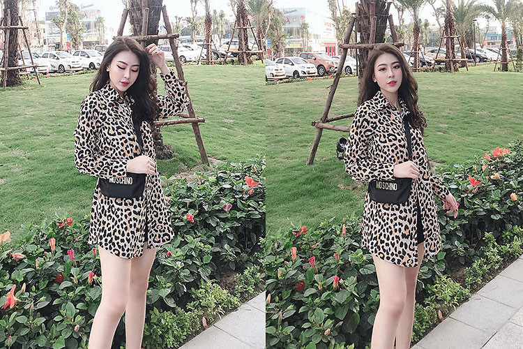 Hot girl gốc Hải Phòng khéo khoe lợi thế hình thể với gu thời trang trẻ trung, năng động nhưng không kém phần quyến rũ.