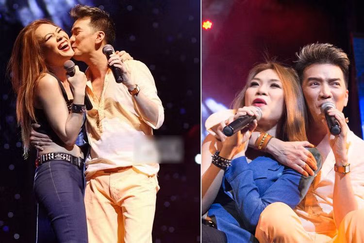 Về dàn người tình tin đồn của Mỹ Tâm không thể không nhắc đến Đàm Vĩnh Hưng. Nam ca sĩ này quan tâm Mỹ Tâm hết mực, luôn công khai thể hiện tình cảm qua báo chí. Ảnh: Người lao động