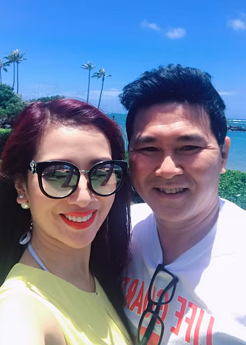 Ông xã Thu Hương cũng thường xuyên đưa vợ và các con đi du lịch.