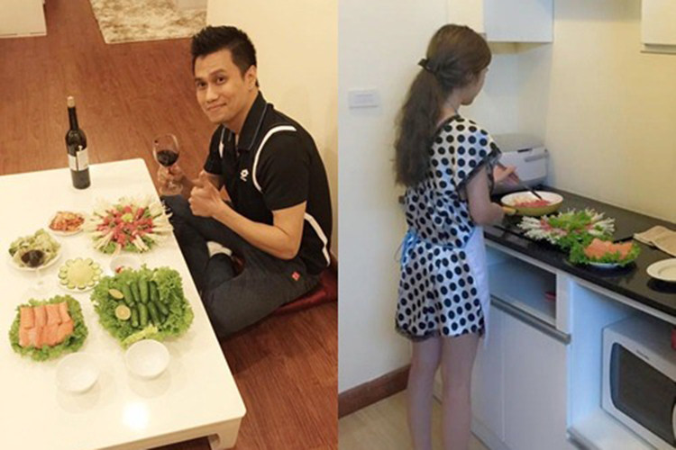 Trần Hương rất chiều chuộng Việt Anh. Vì người yêu thiên về gia đình nên Trần Hương chịu khó học hỏi khoản nữ công gia chánh.