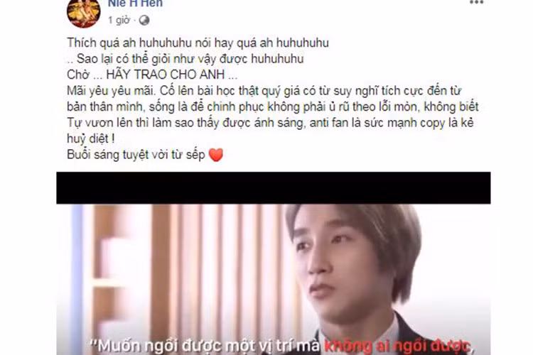 Ngô Kiến Huy hay H'hen Niê cũng rất háo hức chờ đợi Sơn Tùng tung MV.