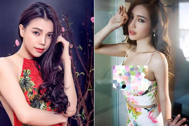 Sự việc xuất phát từ việc Trà Ngọc Hằng đem chuyện tắm chung chia sẻ trên mặt báo để chứng minh vòng một của Elly Trần là "sản phẩm tự nhiên". Ảnh: Dân Việt