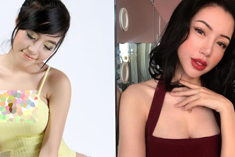 Cùng với phong cách thời trang, nhan sắc của Elly Trần cũng gây ồn ào bởi so với thời chưa nổi tiếng, hot girl có nhiều sự thay đổi trên gương mặt và vòng 1. Ảnh: Vietnamnet