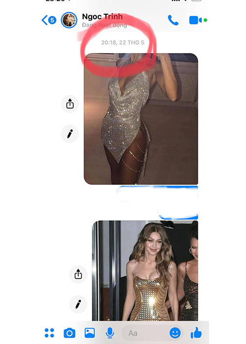 Đỗ Long còn đăng tải 2 mẫu thiết kế anh lấy cảm hứng cho chiếc váy Ngọc Trinh diện tại sự kiện. Ảnh: FBNV