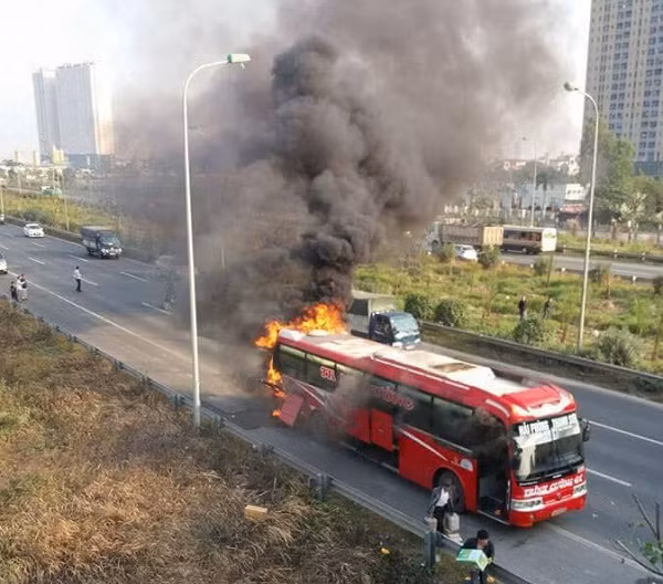 Hiện trường xảy ra vụ cháy.