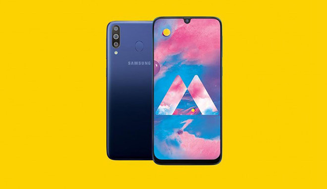 Samsung Galaxy M30 ra mat: 3 camera, pin 5.000 mAh, gia sieu re