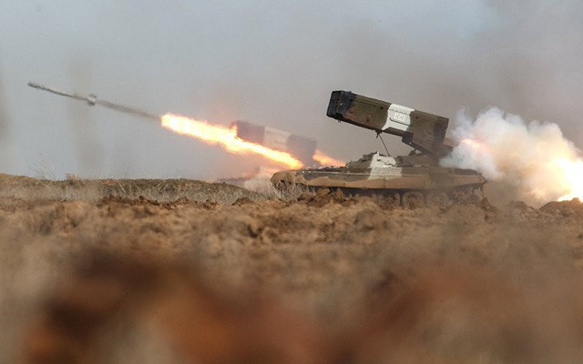 Nga lo ngại rằng TOS-1A sẽ gây thương vong nặng nề cho dân thường Syria, do đó, việc sử dụng TOS-1A bị hạn chế. Tuy nhiên, với sự hỗ trợ quân sự trực tiếp từ Quân đội Thổ Nhĩ Kỳ, cùng ít nhất 50.000 phiến quân ở các tỉnh Idlib và Aleppo của Syria đã được phục hồi và Nga có thể không quan tâm đến thương vong dân sự.