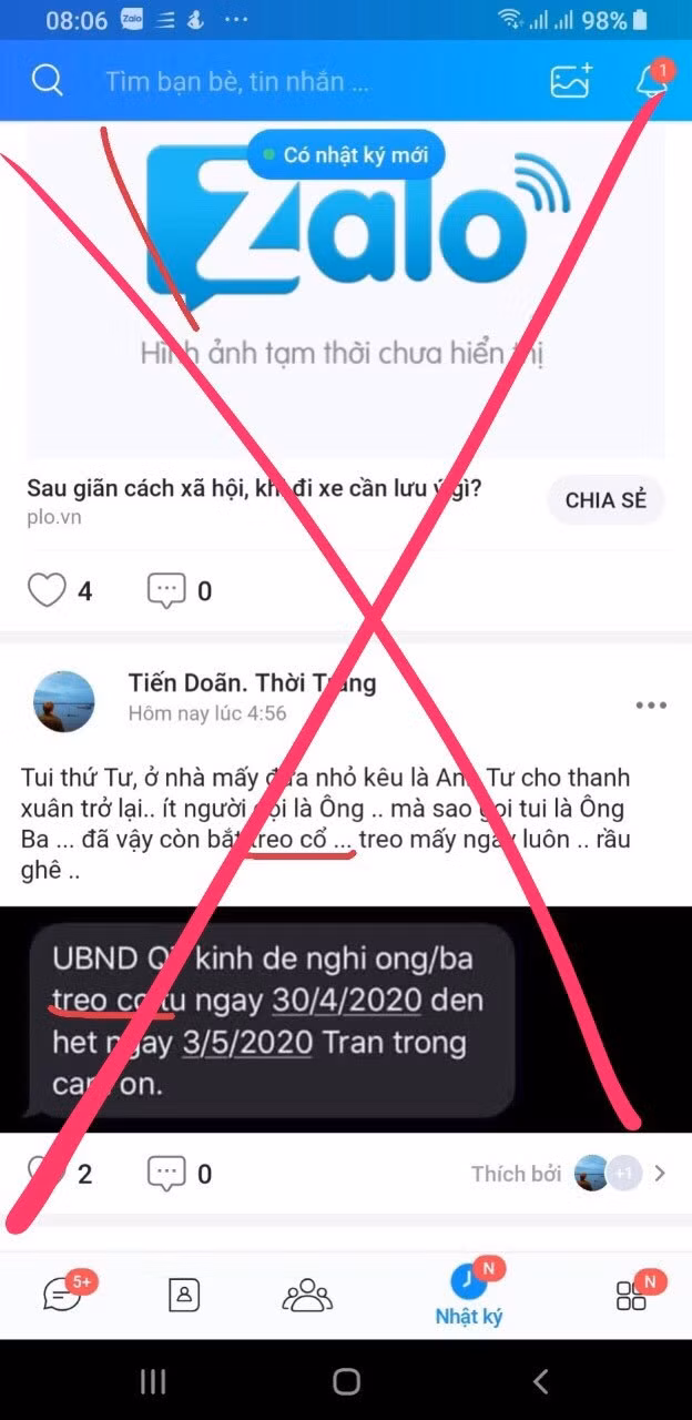 Quan 7 bac bo viec nhan tin de nghi nguoi dan 'treo co', de nghi cong an lam ro