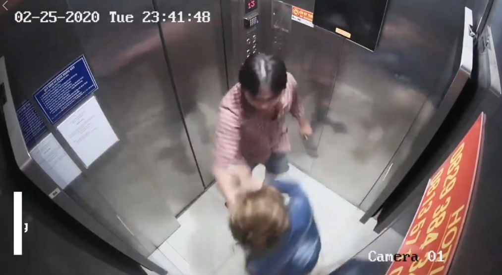 Cái kết "bất ngờ" vụ người đàn ông đánh cô gái trong tháng máy Cai ket