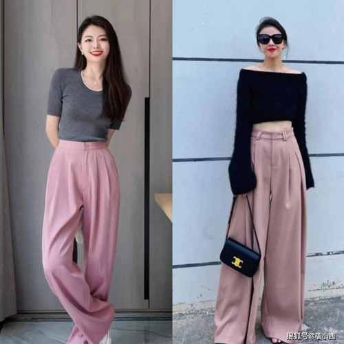 Quần lười màu hồng thích hợp với chị em 30. Màu hồng trẻ trung giúp chị em tạm biệt “nỗi lo tuổi tác”. Trong số các màu hồng, hồng hoa anh đào, hồng cánh sen vô cùng ngọt ngào, mang tới hiệu ứng hack tuổi cực tốt.