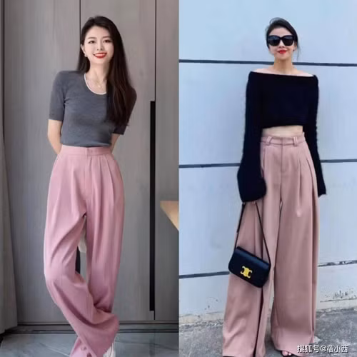 Quần lười màu hồng thích hợp với chị em 30. Màu hồng trẻ trung giúp chị em tạm biệt “nỗi lo tuổi tác”. Trong số các màu hồng, hồng hoa anh đào, hồng cánh sen vô cùng ngọt ngào, mang tới hiệu ứng hack tuổi cực tốt.