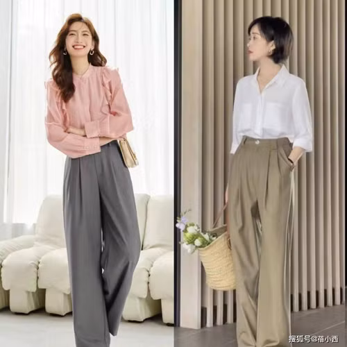 Ngoài chọn màu, lựa chọn áo phối với quần lười cũng rất quan trọng. Một trong những lời khuyên của stylist hàng đầu là nên mặc “quần lười” với áo phông, áo sơ mi, áo yếm... Đây là những thiết kế khiến tổng thể thoát tục, thời trang. Đặc biệt, set đồ kiểu này có thể phù hợp với nhiều môi trường như công sở, dạo phố, mặc nhà.