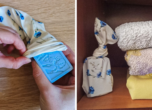 Tủ quần áo cũng là vị trí dễ sinh mùi khi trời nồm ẩm. Nguyên nhân bởi tủ quần áo khó thông thoáng, độ ẩm nhiều. Để hạn chế, bạn cần đảm bảo quần áo khô hoàn toàn trước khi cất. Bên cạnh đó, bọc thanh xà phòng thơm bằng vải, đặt ở góc tủ cũng mang hiệu quả bất ngờ.