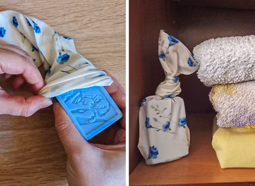 Tủ quần áo cũng là vị trí dễ sinh mùi khi trời nồm ẩm. Nguyên nhân bởi tủ quần áo khó thông thoáng, độ ẩm nhiều. Để hạn chế, bạn cần đảm bảo quần áo khô hoàn toàn trước khi cất. Bên cạnh đó, bọc thanh xà phòng thơm bằng vải, đặt ở góc tủ cũng mang hiệu quả bất ngờ.