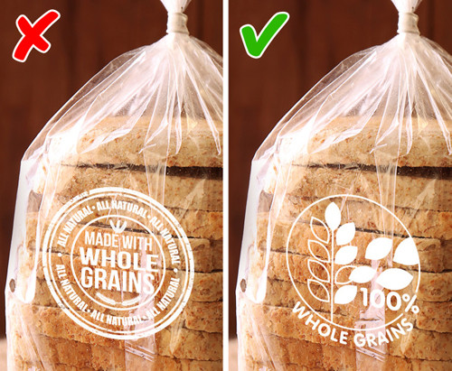 6. Sản phẩm ngũ cốc nguyên hạt. Chúng ta thường được khuyên nên ăn nhiều ngũ cốc nguyên hạt bởi chúng góp phần giảm nguy cơ mắc bệnh tim, béo phì, tiểu đường loại 2,... Điều đáng nói, không phải tất cả sản phẩm dán nhãn “ngũ cốc nguyên hạt” đều mang lại lợi ích như mong đợi.