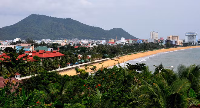 Khu resort 4 sao bên bờ biển Quy Nhơn mang tên Hoàng Gia, do vợ ông Trần Bắc Hà làm chủ, đã thay người đại diện vào tháng trước. Ảnh: Minh Hoàng.