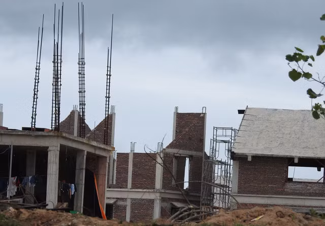 Một số căn biệt thự có vị trí lệch với quy hoạch và diện tích lớn hơn so với quy hoạch phê duyệt, tăng hơn khoảng 122 m². Ảnh: TTO.