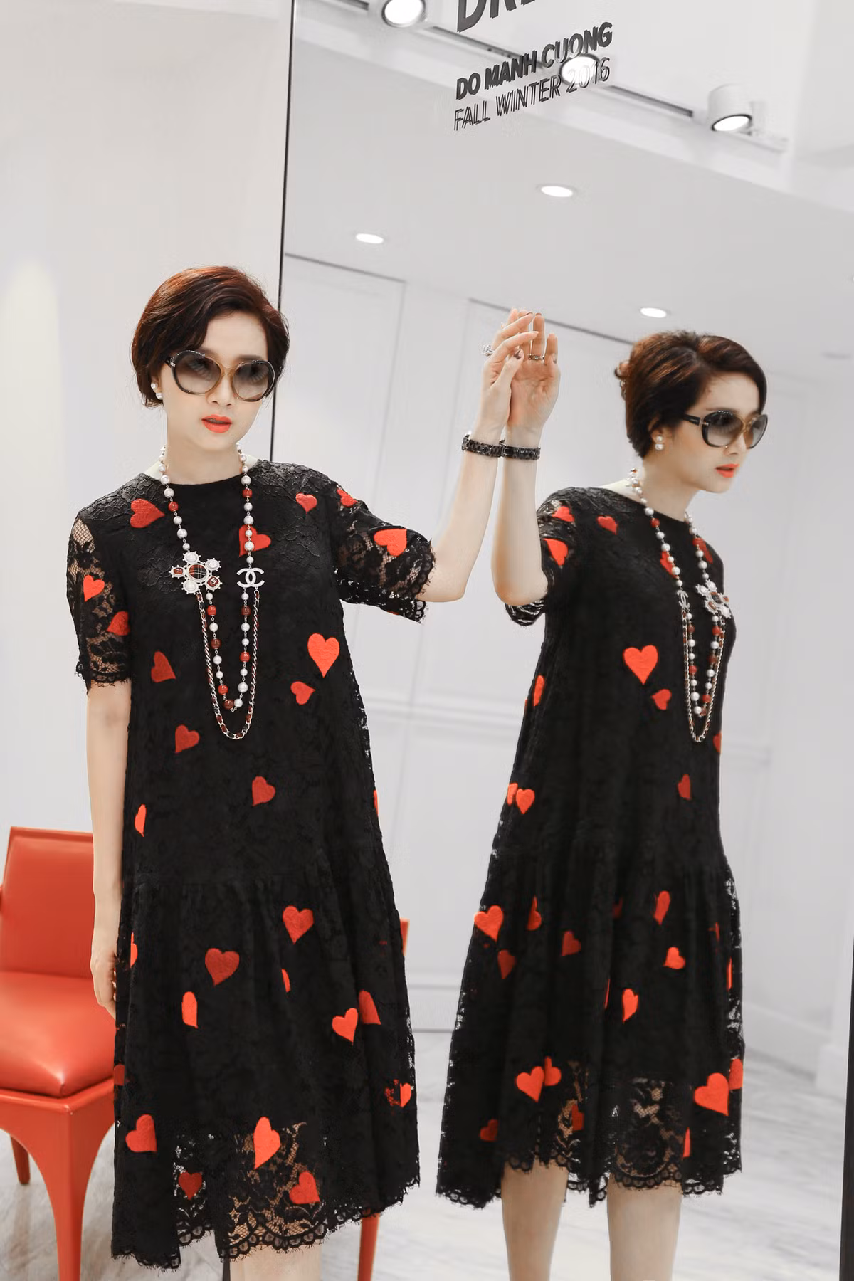 Người đẹp tuổi 43 vô cùng lộng lẫy, xinh đẹp khi diện những thiết kế mới của bộ sưu tập Little Black.