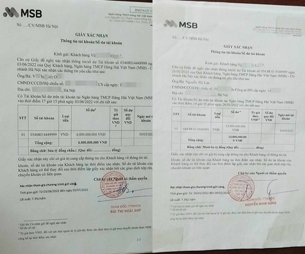 “Ngan hang MSB la bi hai, phai co trach nhiem boi thuong khach hang“