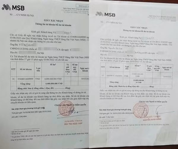 “Ngan hang MSB la bi hai, phai co trach nhiem boi thuong khach hang“