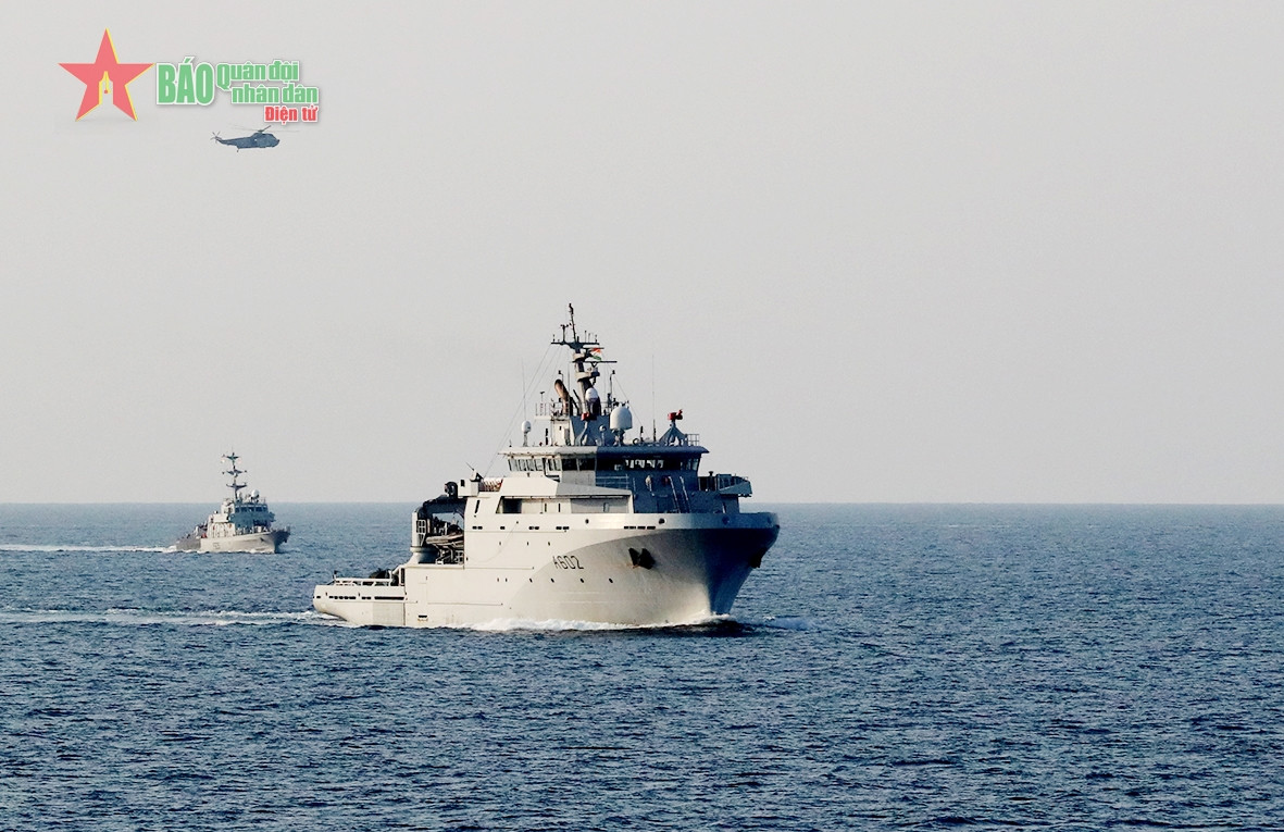 Xem chiến hạm Việt Nam diễn tập trên biển cùng hải quân các nước - Hình 10 Xem chien ham Viet Nam dien tap tren bien cung hai quan cac nuoc-Hinh-10