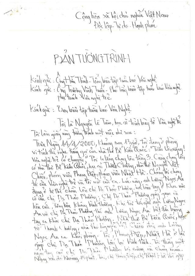 Pho TBT bao Van nghe bi to cuong hiep dong nghiep: Nguoi trong cuoc noi gi?