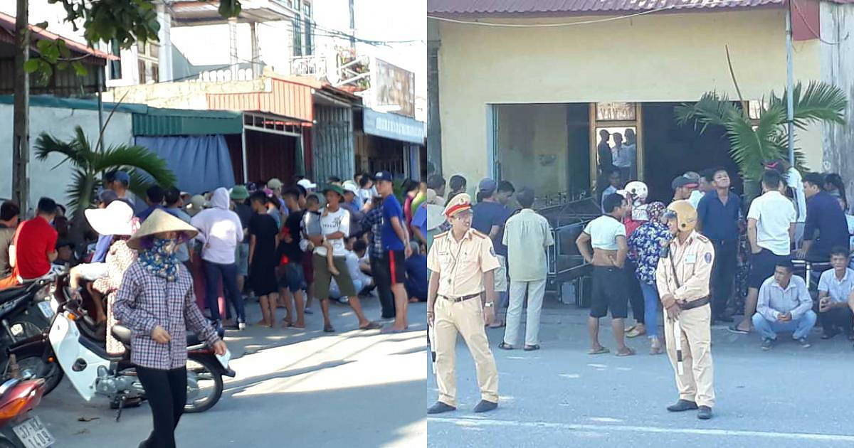 Đến khu vực ngã tư gần chợ Bặt thì Thành đuổi kịp và đâm nhiều nhát khiến anh Thắng gục tại chỗ. Phát hiện sự việc, người dân nhanh chóng đưa anh Thắng đi đi cấp cứu nhưng nạn nhân đã tử vong trên đường đến bệnh viện. Người em trai đã bị cơ quan Công an huyện Kiến Xương, Công an tỉnh Thái Bình bắt giữ ngay sau đó.