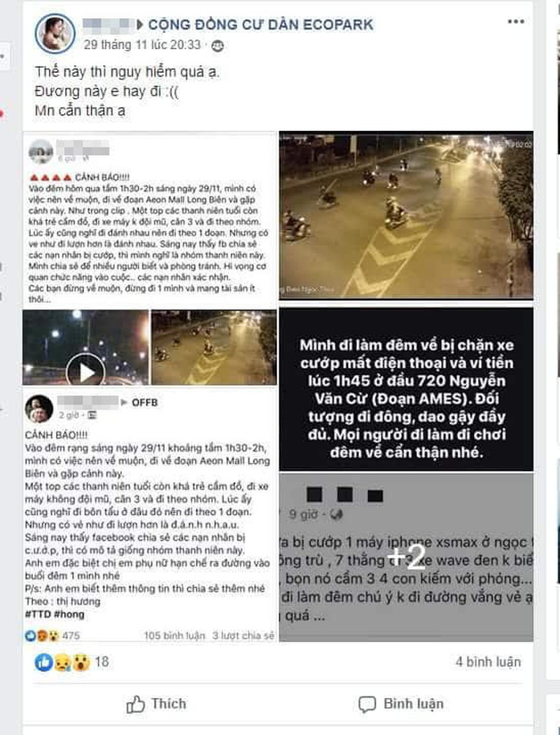 Bat duoc nhom doi tuong cam dao, kiem dieu hanh trong dem o Ha Noi-Hinh-2