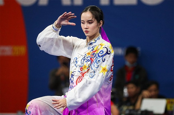 Bước vào SEA Games 30, Agatha tiếp tục là niềm hy vọng số một của wushu Philippines. Khi cô bước vào nhà thi đấu, những tiếng cổ vũ của khán giả vang lên không ngớt. Không phụ sự mong đợi, cô bảo vệ thành công tấm HCV thái cực quyền. 