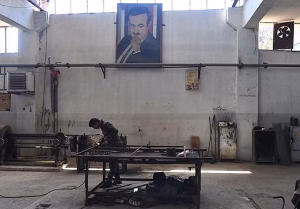 Một góc bên trong nhà máy sản xuất đạn dược ở tỉnh Hama. Ảnh: FNA.