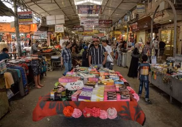 Một hình ảnh khác trong chợ được ghi lại. Ảnh: FNA.