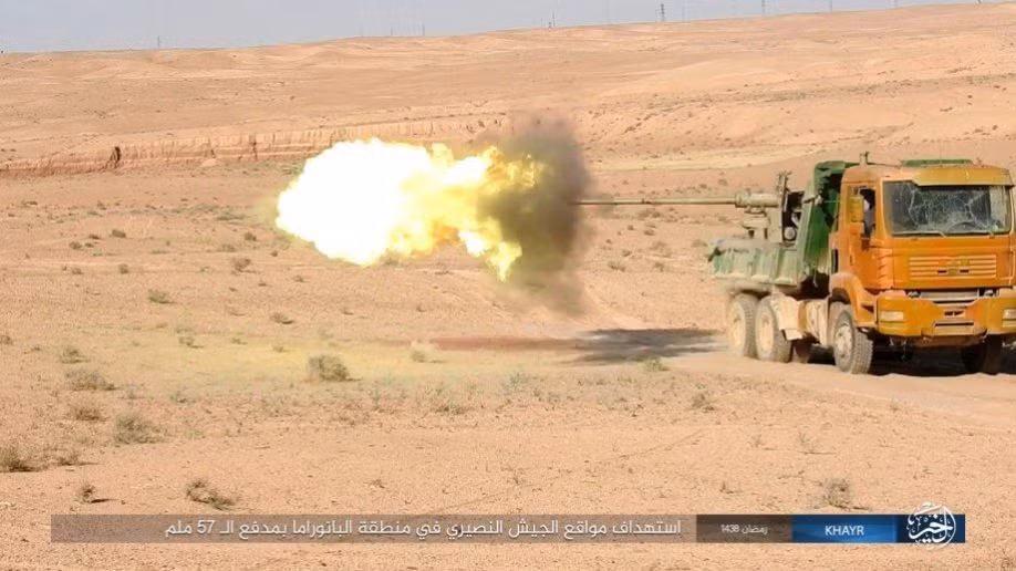 Hình ảnh trong cuộc giao tranh tại Deir ez-Zor.