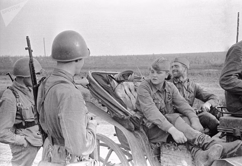 Ảnh phác hoạ tiền tuyến tại khu vực lân cận Odessa năm 1941. (Nguồn ảnh: Sputnik)